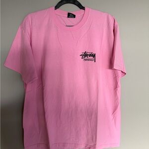 Stussy Honolulu Short Sleeve Tee - Men’s Large Pink